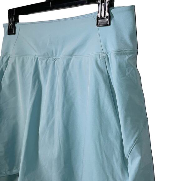 Nike Women's Dri-FIT Bliss Mid-Rise Skort blue XS - Picture 2 of 7